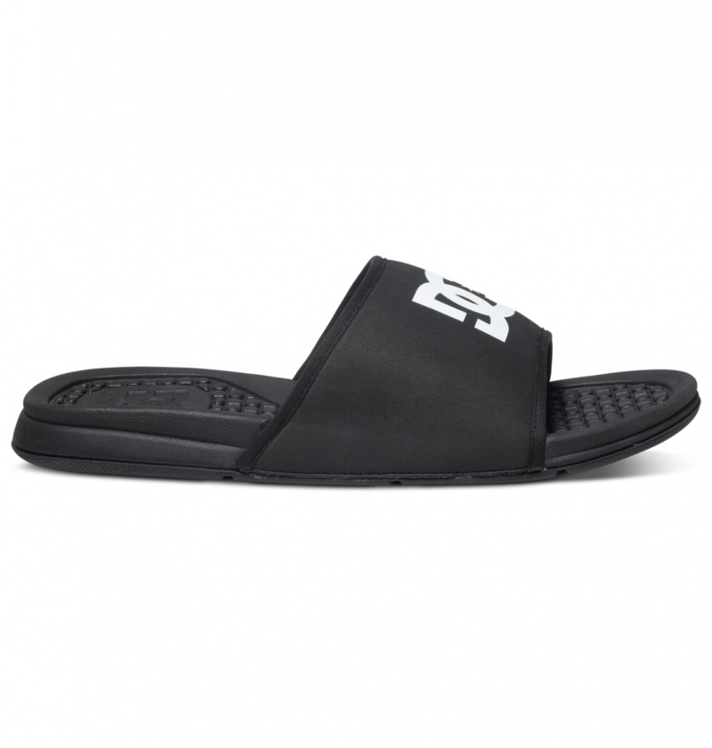 DC Shoes Bolsa - Slides Sandals Czarne | 03915BEGV