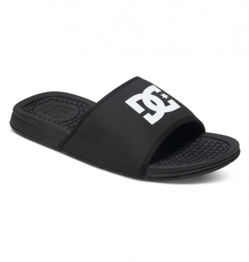 DC Shoes Bolsa - Slides Sandals Czarne | 03915BEGV