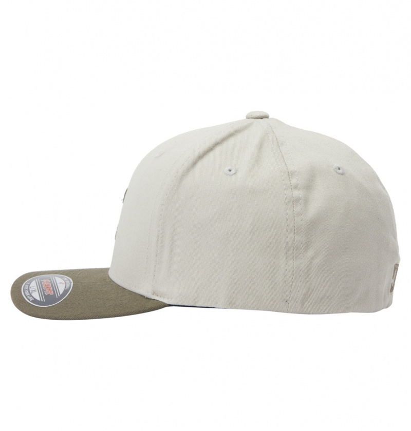 DC Shoes Cap Star Seasonal - Flexfit Cap Plaza Taupe / Capers | 13560EJGR