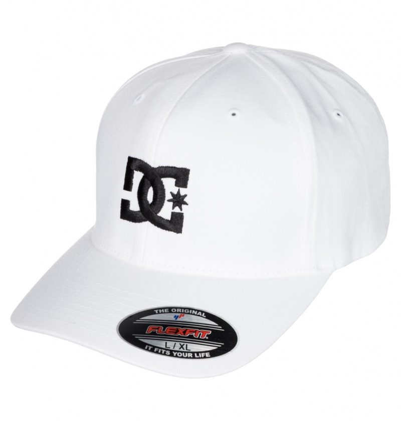 DC Shoes Cap Star - Cap Białe Czarne | 72306HGKB