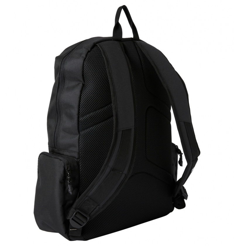 DC Shoes Chalkers 28L - Large Skate Backpack Czarne | 32741AUOM