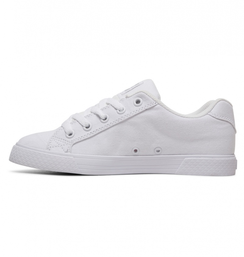 DC Shoes Chelsea Tx - Shoes Białe Srebrne | 46239STIO