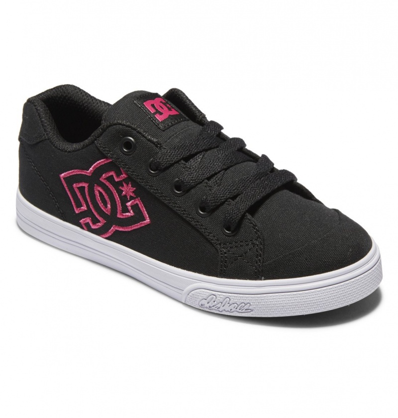 DC Shoes Chelsea - Shoes Czarne Różowe | 95124AMVF