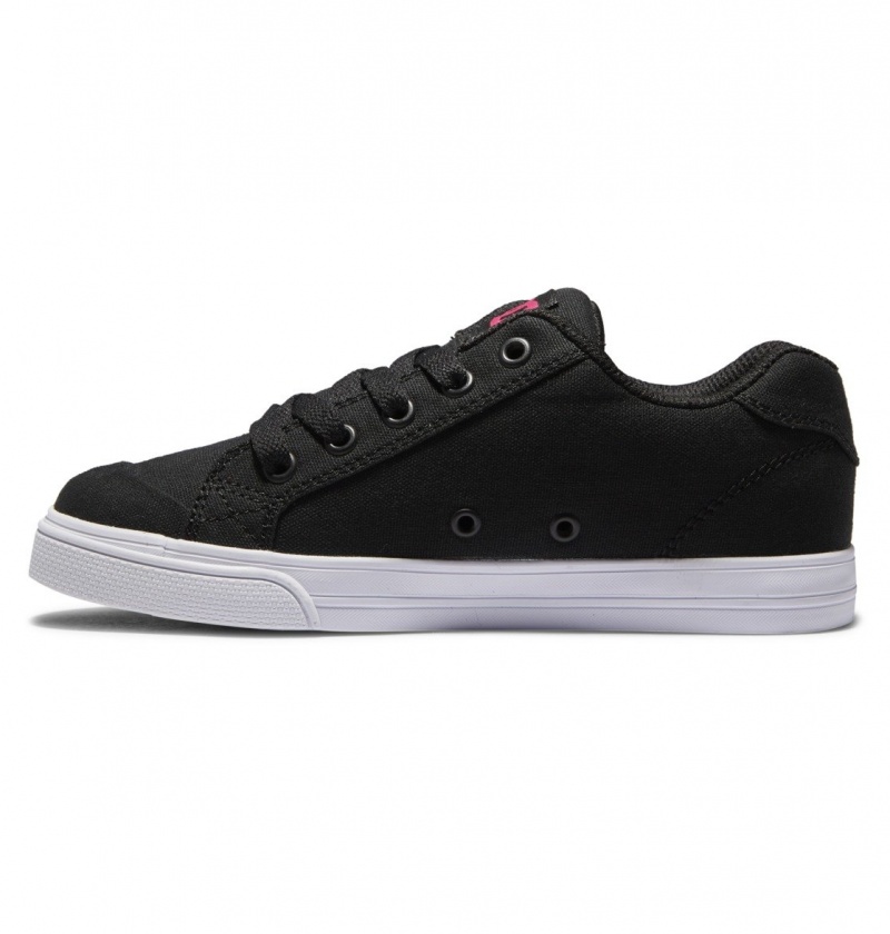 DC Shoes Chelsea - Shoes Czarne Różowe | 95124AMVF