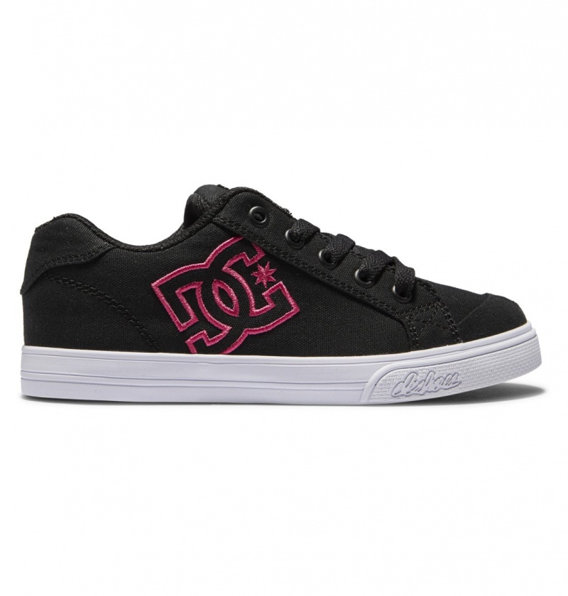 DC Shoes Chelsea - Shoes Czarne Różowe | 95124AMVF