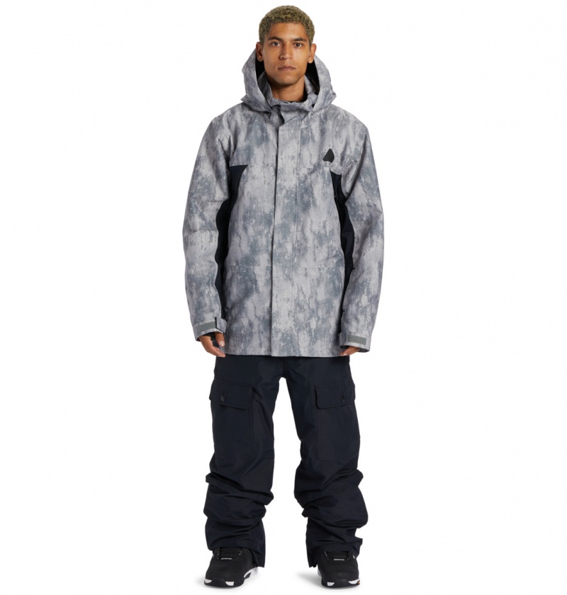 DC Shoes Command 45K - Technical Snow Jacket Szare | 14069UKWY