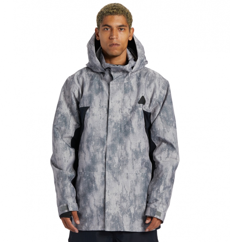 DC Shoes Command 45K - Technical Snow Jacket Szare | 14069UKWY