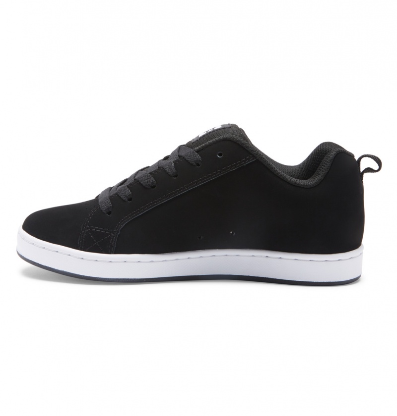 DC Shoes Court Graffik - Shoes Czarne Białe | 31584SEOG