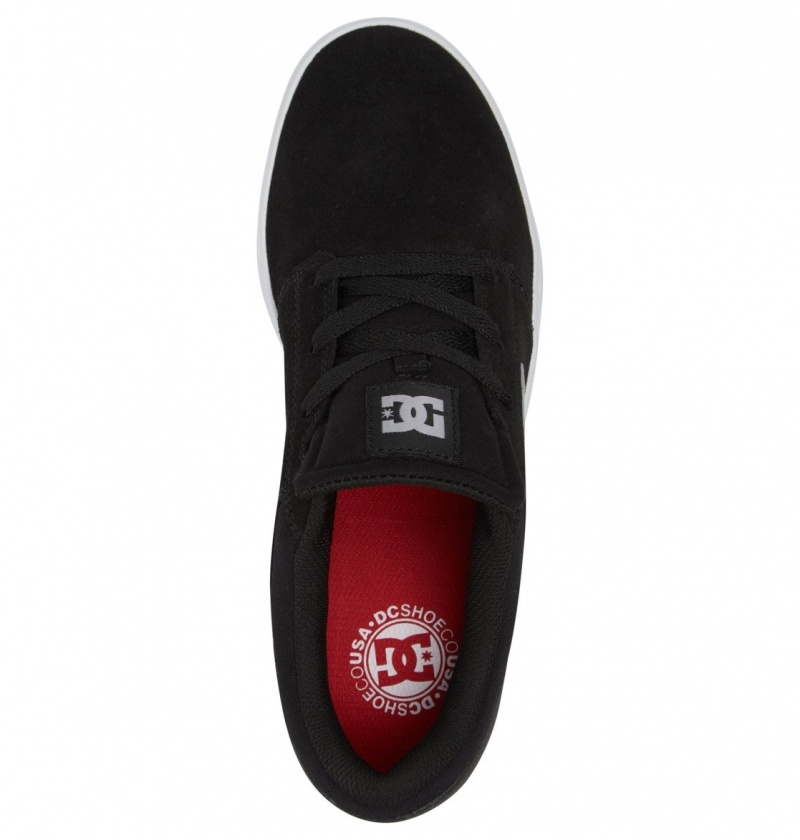 DC Shoes Crisis 2 S - Skate Shoes Czarne Białe Czarne | 25186JYLD