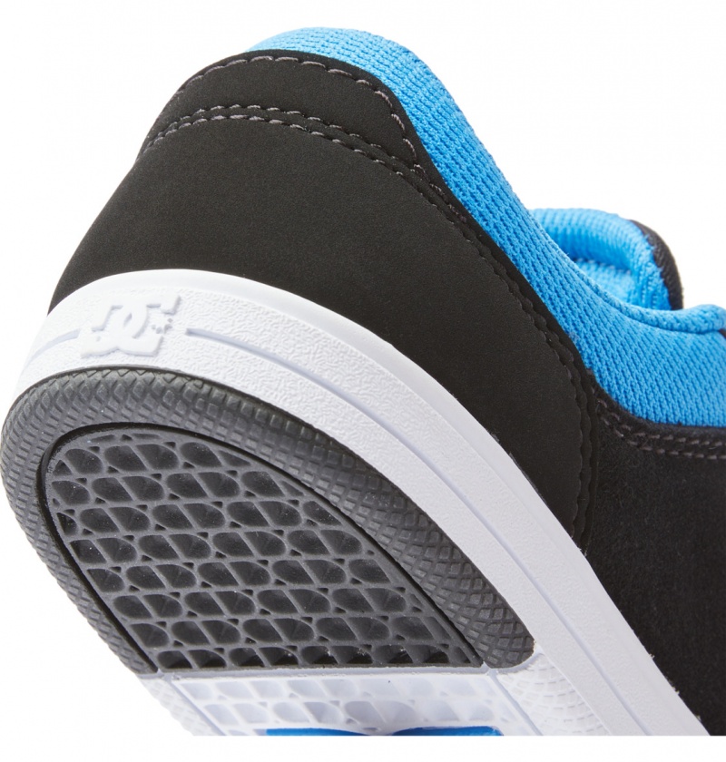 DC Shoes Crisis 2 - Shoes Czarne Niebieskie Szare | 95360ULIG