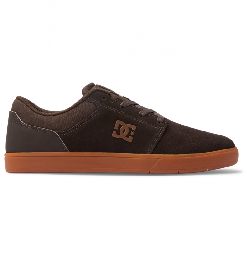 DC Shoes Crisis 2 - Skórzane Shoes Brązowe | 73516UJGR