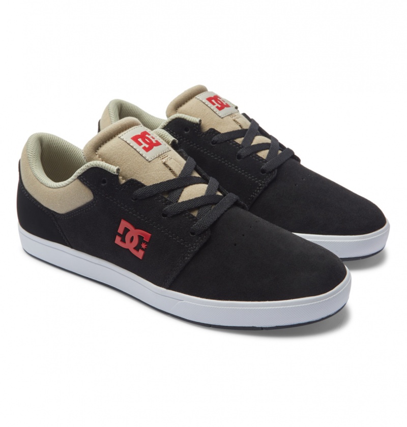 DC Shoes Crisis 2 - Skórzane Shoes Czerwone | 62837LNJY