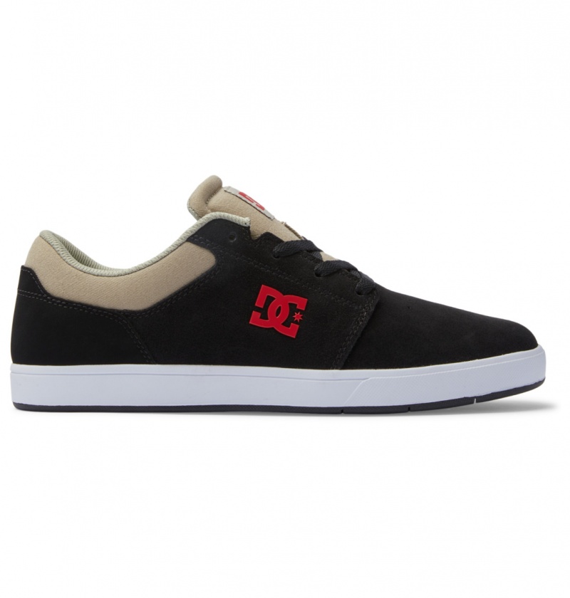 DC Shoes Crisis 2 - Skórzane Shoes Czerwone | 62837LNJY