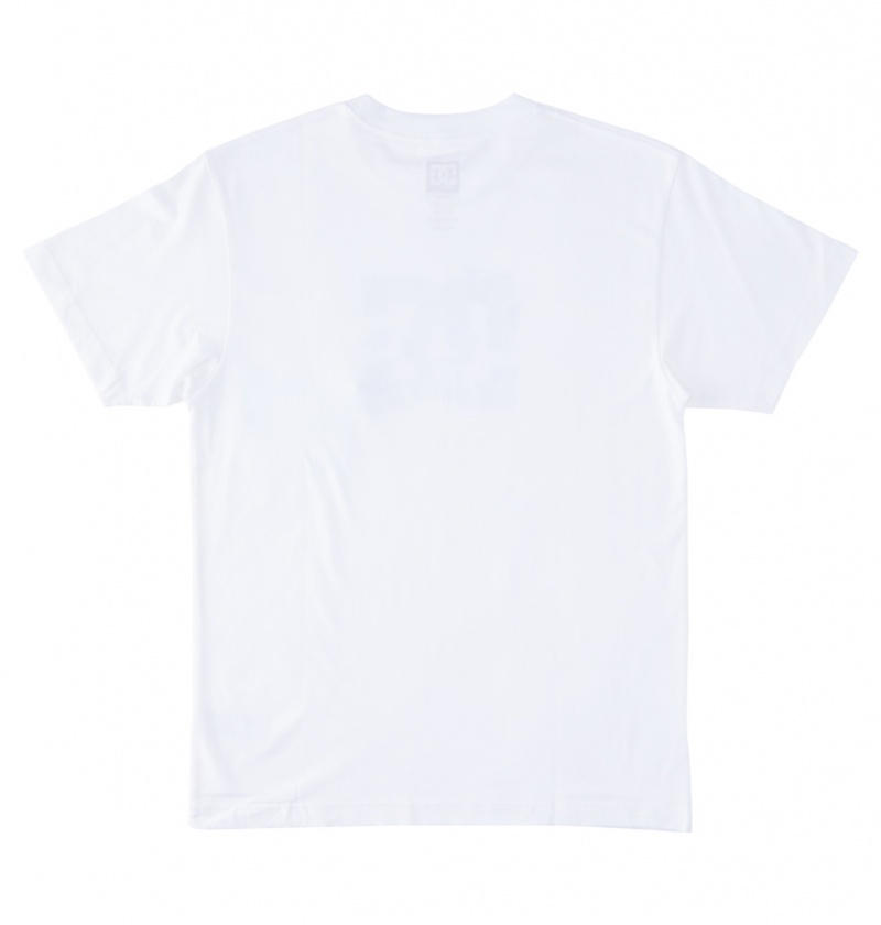 DC Shoes Crushed Glass - T-Shirt Białe | 61734EJGA