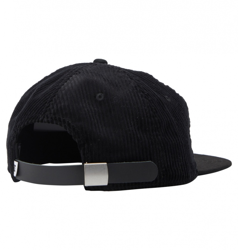 DC Shoes Cypher - Strapback Cap Czarne | 71368COJX