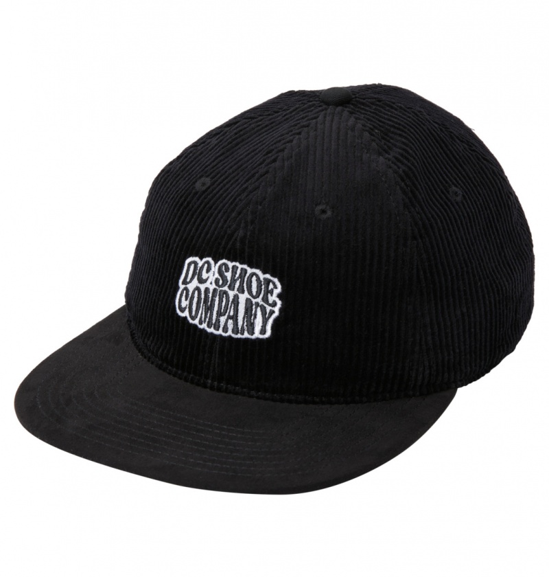 DC Shoes Cypher - Strapback Cap Czarne | 71368COJX