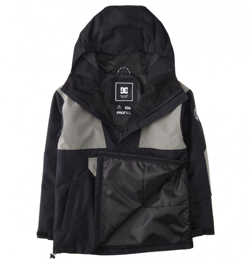 DC Shoes DC-43 - Technical Anorak Snow Jacket 8-16 Czarne | 43652CATZ