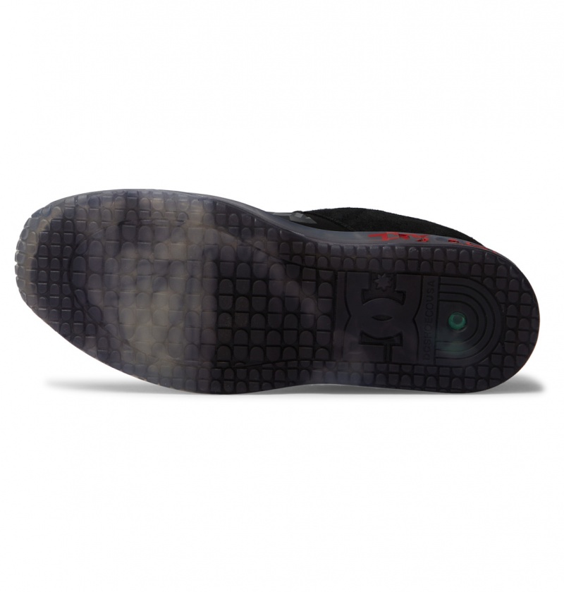 DC Shoes DCV87 Lynx - Skórzane Shoes Czarne | 70328CSZH