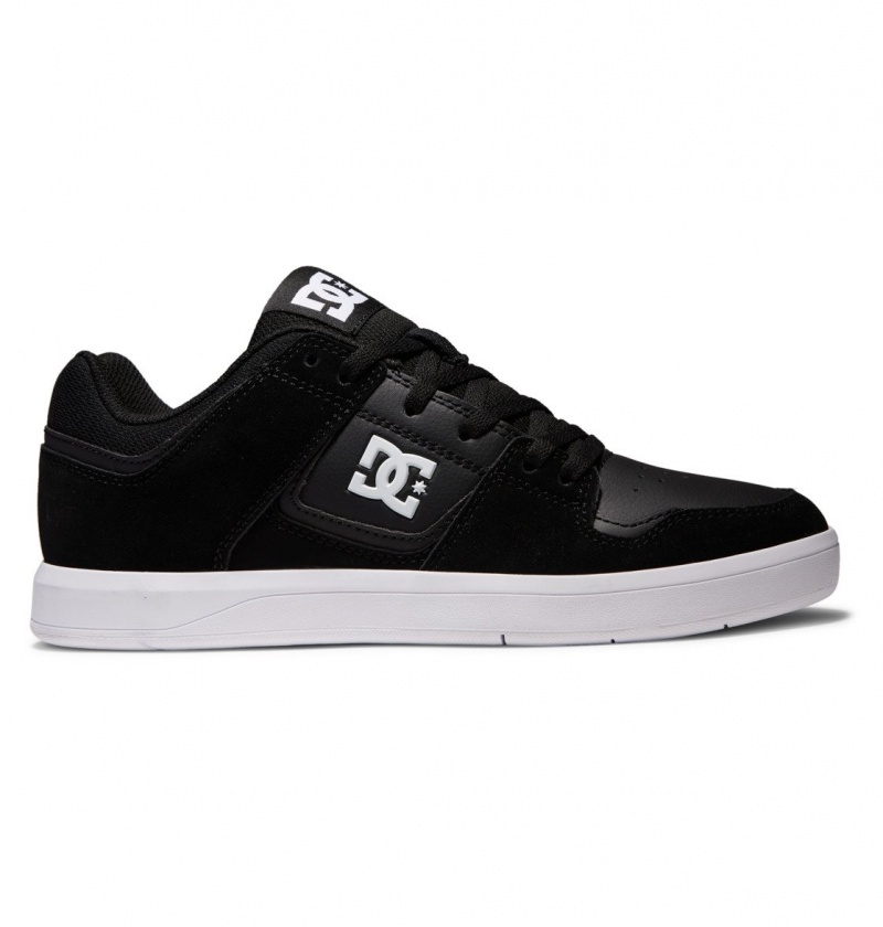 DC Shoes DC Cure - Skórzane Skate Shoes Czarne | 90754QCSX