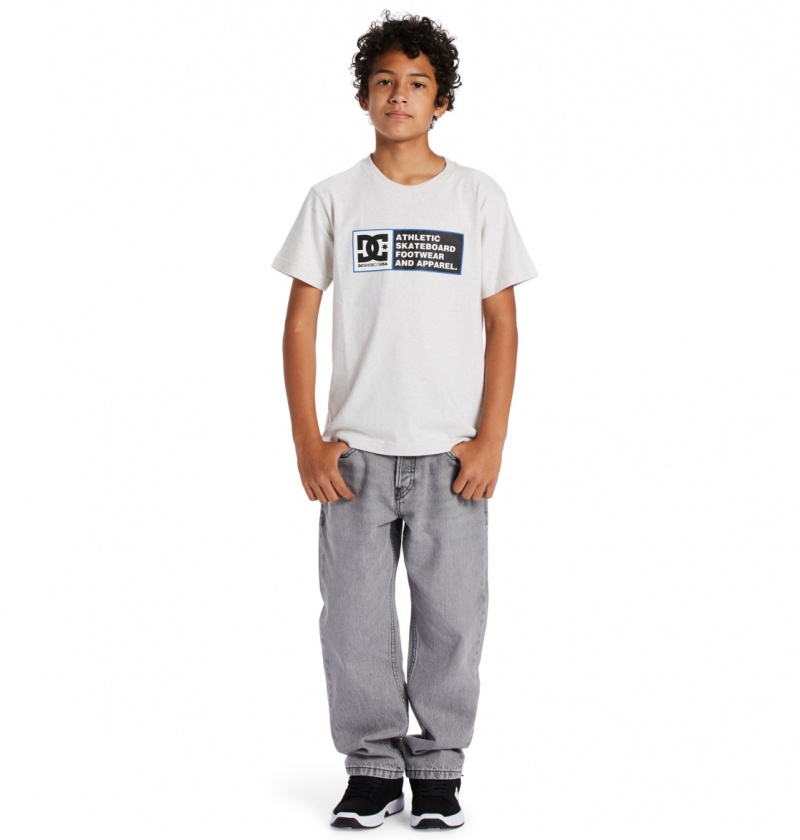 DC Shoes DC Density Zone - Krótkie Sleeve T-Shirt 8-16 Niebieskie | 94158IJUQ