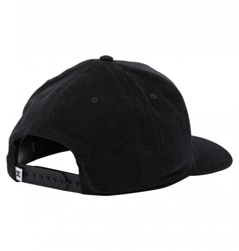 DC Shoes DC Expo - Snapback Cap Czarne | 09827OBMR