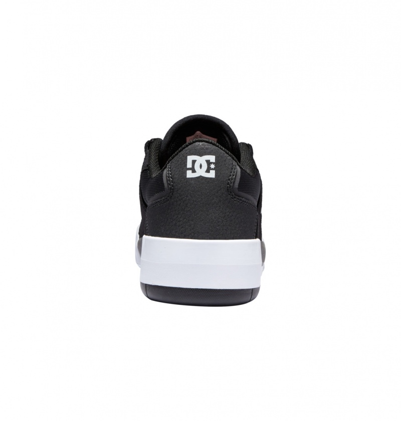 DC Shoes DC Metric S - Skórzane Skate Shoes Czarne Szare | 89254ZFLC