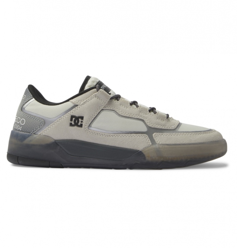 DC Shoes DC Metric S - Skórzane Skate Shoes Czarne Czarne Białe | 31768IYRM