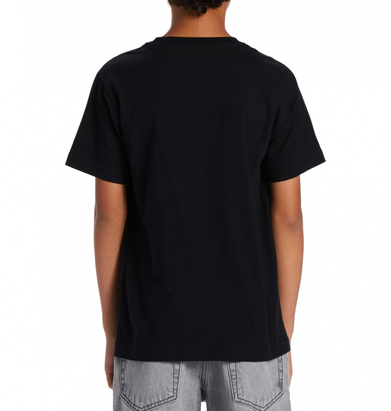 DC Shoes DC Star Fill - Krótkie Sleeve T-Shirt 8-16 Czarne | 06857AYGR