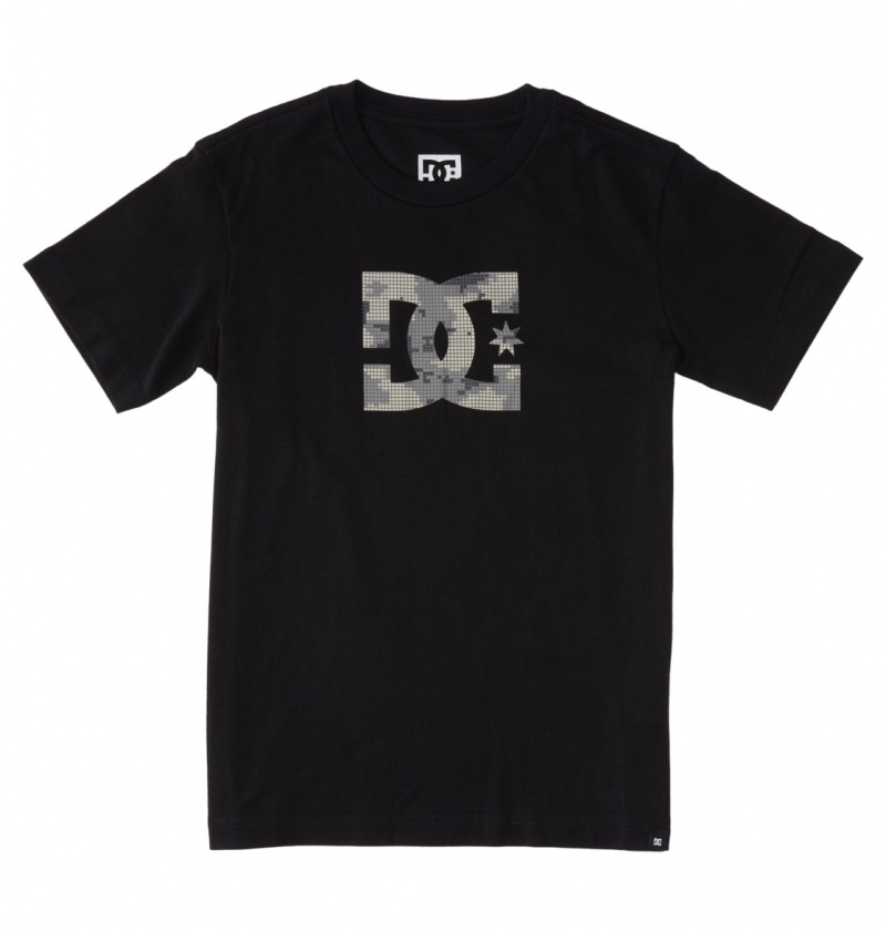 DC Shoes DC Star Fill - Krótkie Sleeve T-Shirt 8-16 Czarne | 06857AYGR