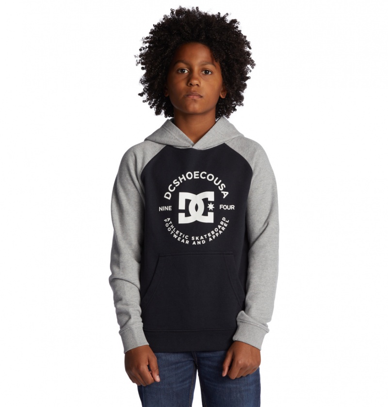 DC Shoes DC Star Pilot - Hoodie 8-16 Czarne Szare | 52104DLBG