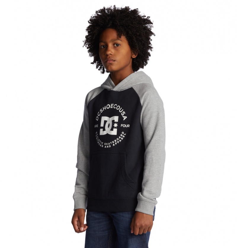 DC Shoes DC Star Pilot - Hoodie 8-16 Czarne Szare | 52104DLBG