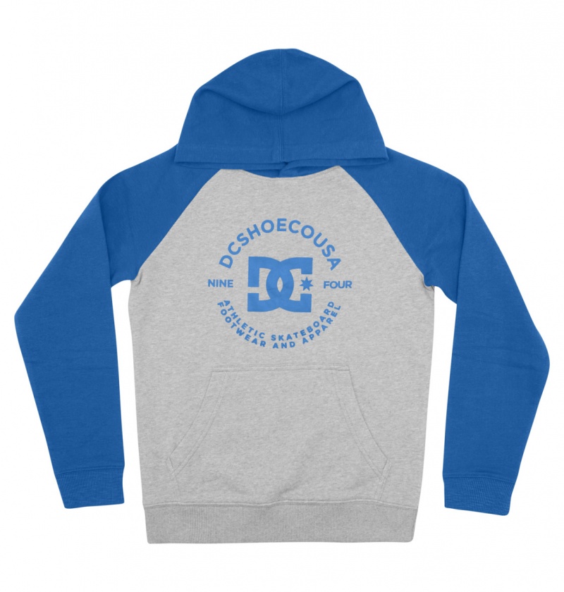 DC Shoes DC Star Pilot - Hoodie 8-16 Szare Niebieskie | 58796ZMQW