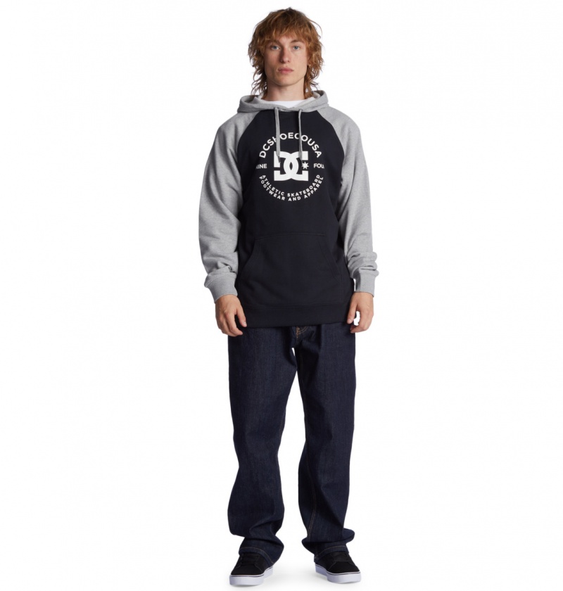 DC Shoes DC Star Pilot - Hoodie Czarne Szare | 81493NRJA