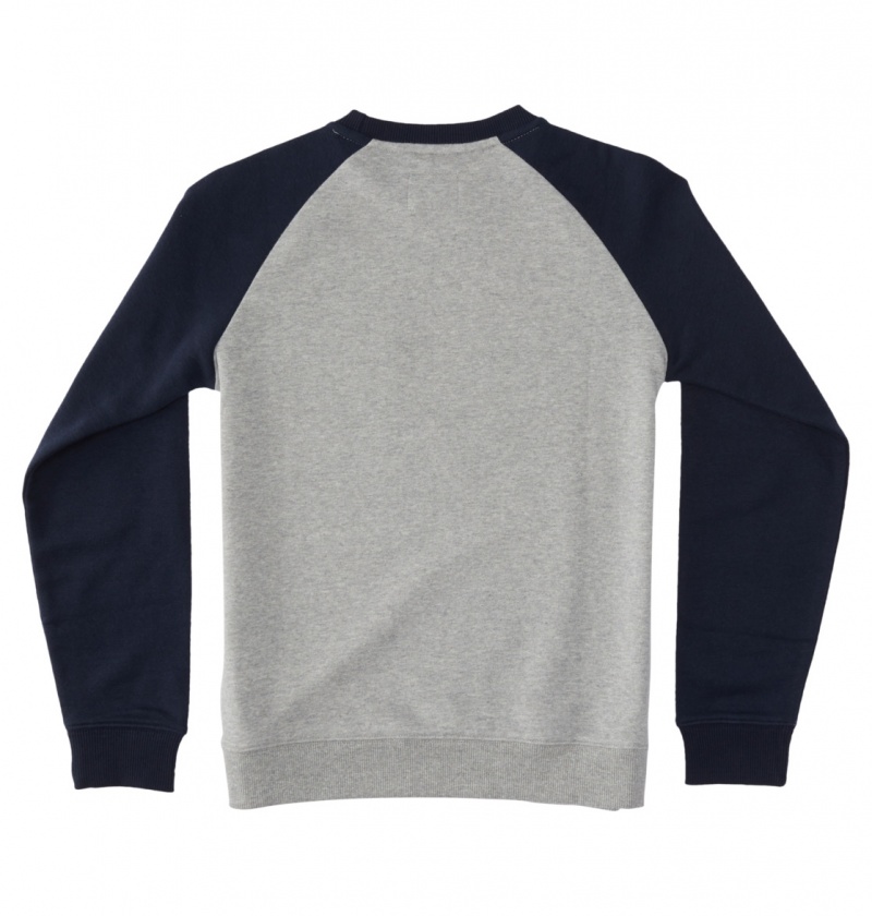 DC Shoes DC Star Pilot - Sweatshirt 8-16 Szare Granatowe | 52468ZKJB