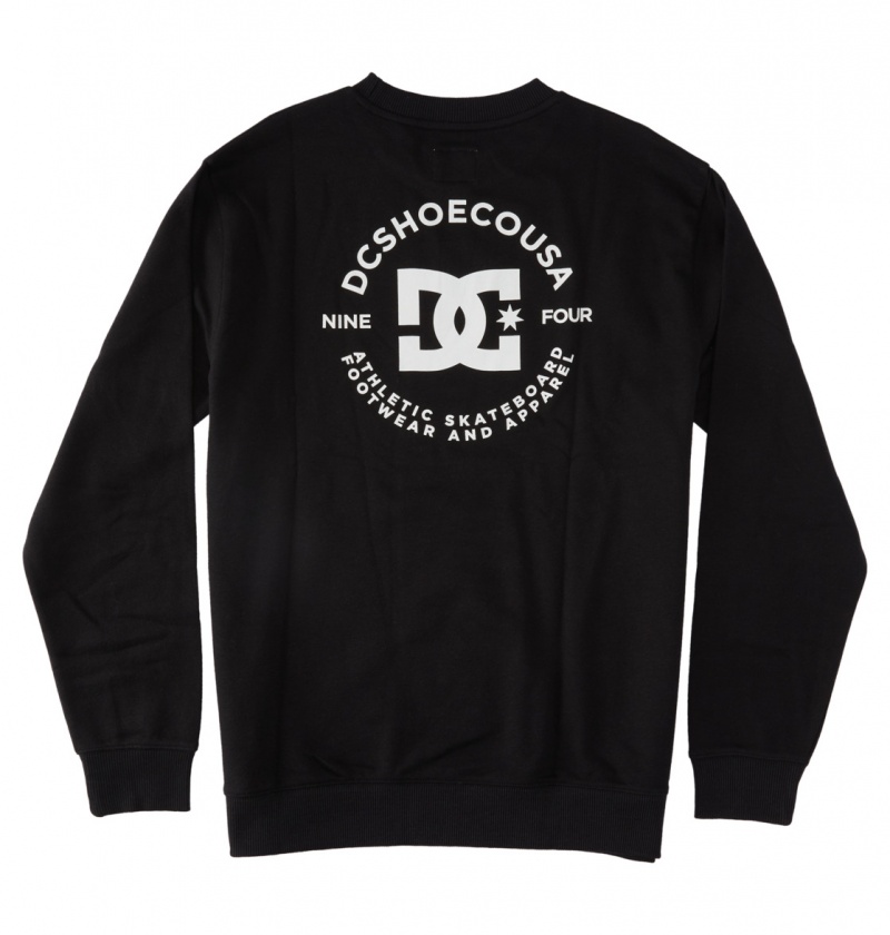 DC Shoes DC Star Pilot - Sweatshirt Czarne | 56034WNEY