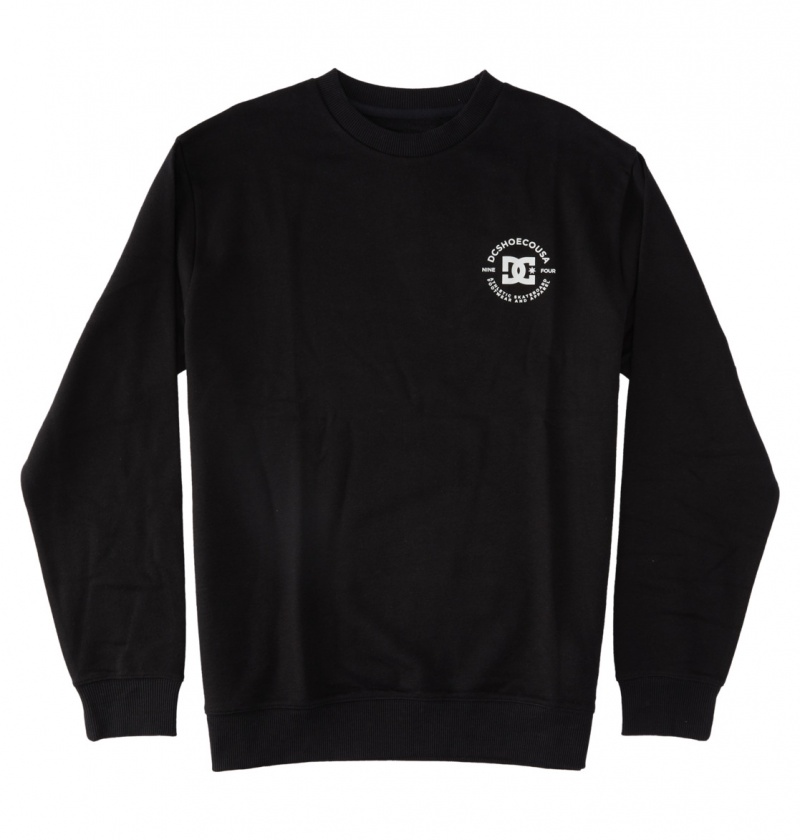 DC Shoes DC Star Pilot - Sweatshirt Czarne | 56034WNEY