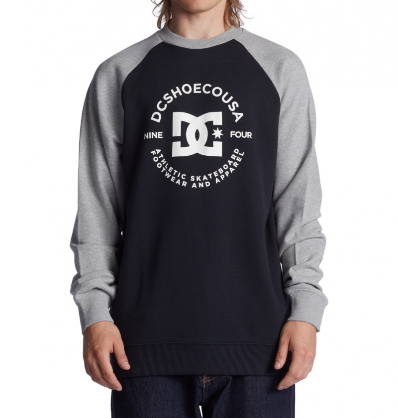 DC Shoes DC Star Pilot - Sweatshirt Czarne Szare | 09654CZBH