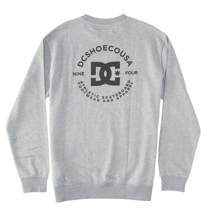 DC Shoes DC Star Pilot - Sweatshirt Szare | 72653JBPU