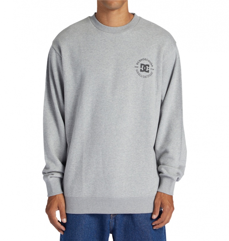 DC Shoes DC Star Pilot - Sweatshirt Szare | 72653JBPU