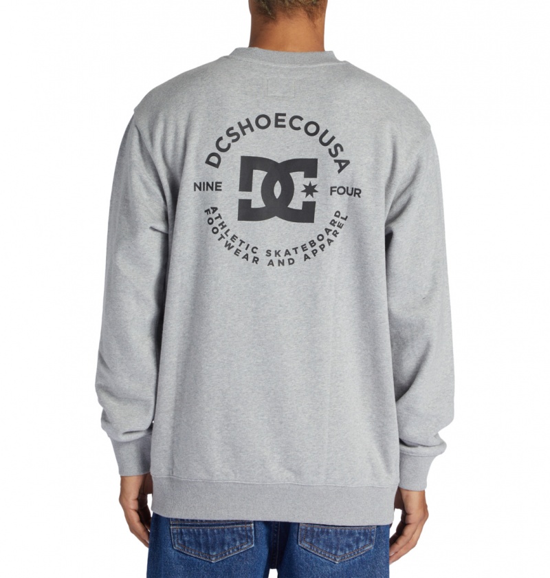 DC Shoes DC Star Pilot - Sweatshirt Szare | 72653JBPU