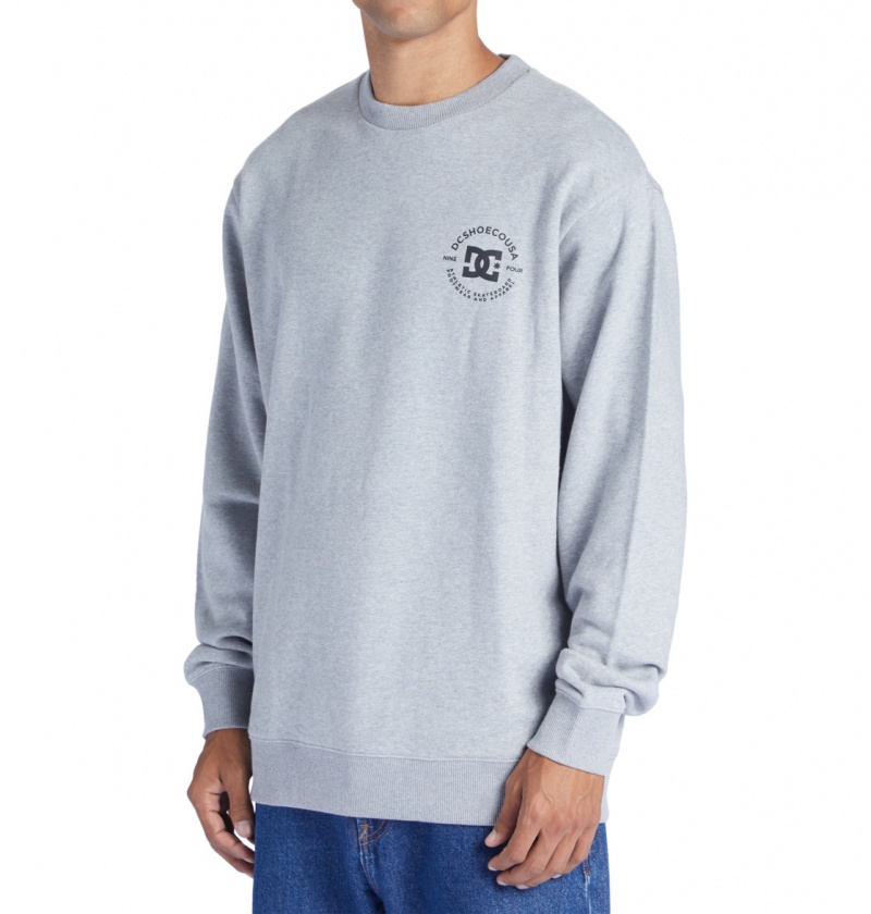 DC Shoes DC Star Pilot - Sweatshirt Szare | 72653JBPU