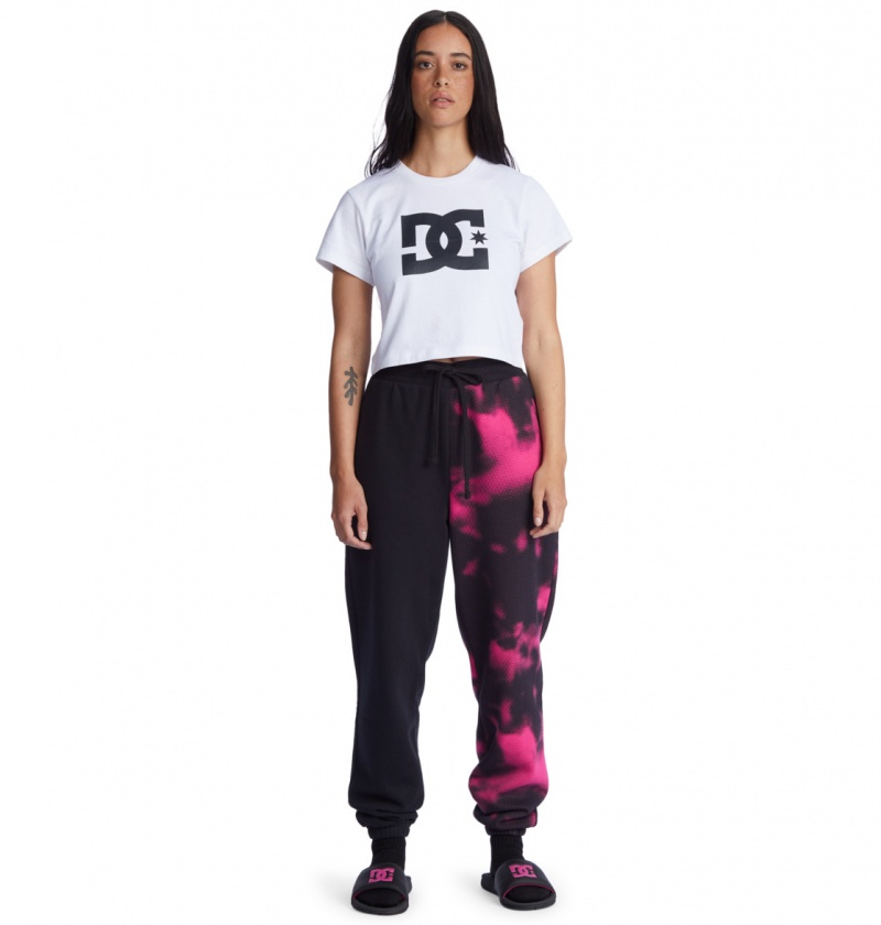 DC Shoes DC Star - Cropped T-Shirt Białe | 91573WVTB