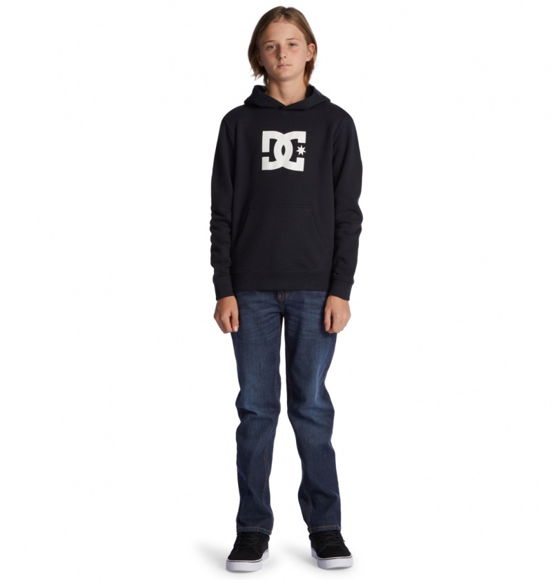 DC Shoes DC Star - Hoodie 8-16 Czarne | 51783ZLAN