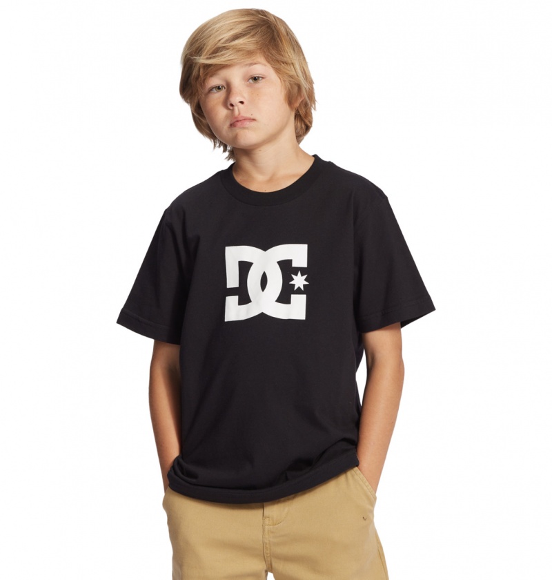 DC Shoes DC Star - Krótkie Sleeve T-Shirt 8-16 Czarne | 53681YNZA