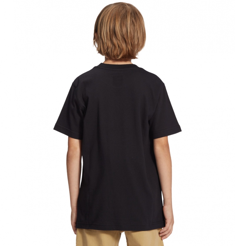 DC Shoes DC Star - Krótkie Sleeve T-Shirt 8-16 Czarne | 53681YNZA