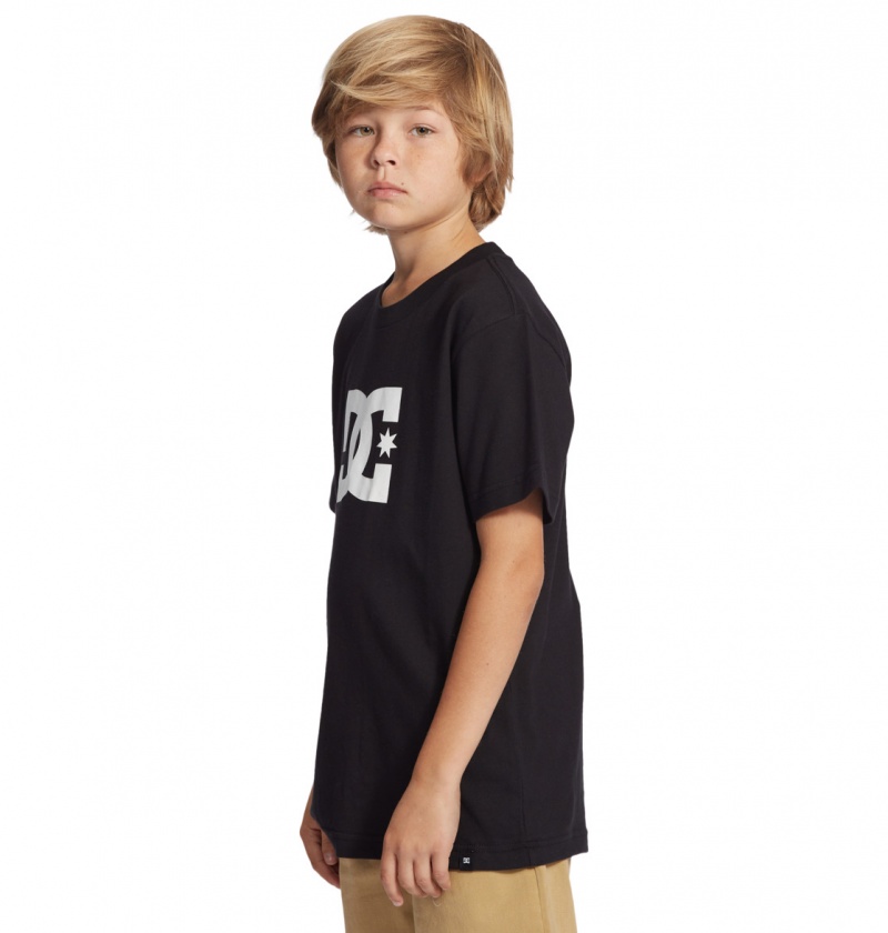 DC Shoes DC Star - Krótkie Sleeve T-Shirt 8-16 Czarne | 53681YNZA