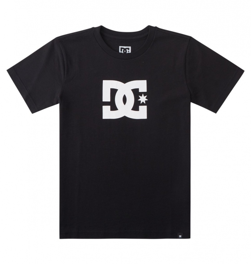 DC Shoes DC Star - Krótkie Sleeve T-Shirt 8-16 Czarne | 53681YNZA