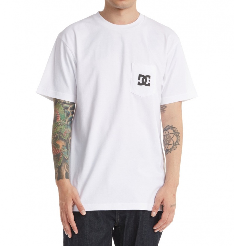 DC Shoes DC Star - T-Shirt Białe | 36975AUKZ