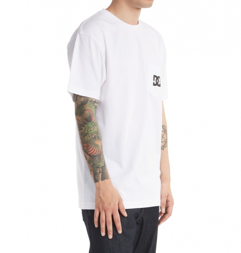 DC Shoes DC Star - T-Shirt Białe | 36975AUKZ