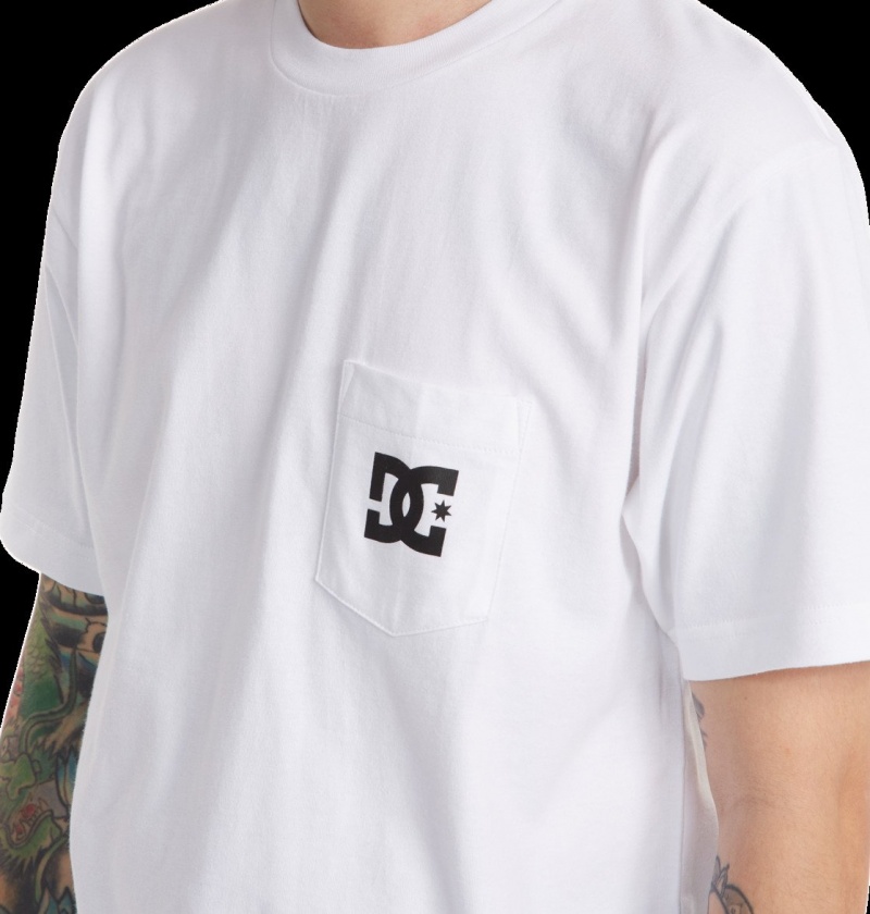 DC Shoes DC Star - T-Shirt Białe | 36975AUKZ